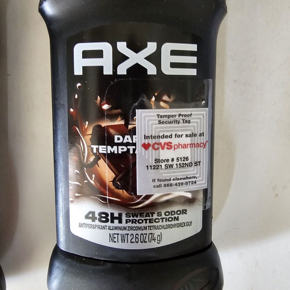 AXE Dark Temptation Antiperspirant Stick 2.7 oz 48H Sweat & Odor Protection